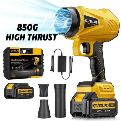GEVEELIFE Turbo Jet Blower 200W Cordless Leaf