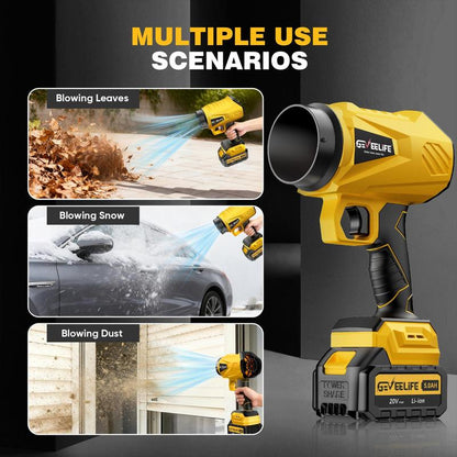 GEVEELIFE Turbo Jet Blower 200W Cordless Leaf